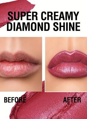 6 Colors 3In1 Pearlescent Sparkling Lipstick Matte Glitter W
