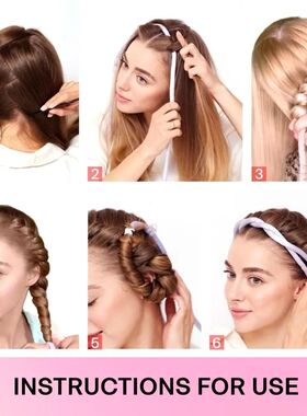 Heatless Curling Rod Headband Soft Hair Curlers No Heat Hair