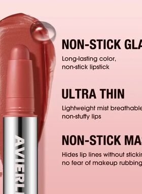 Smooth Matte Lipstick - Long-Lasting Moisturizing and Easy t