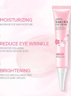 Sakura Eye Cream Anti Dark Circles Remove Eye Bags Smooting