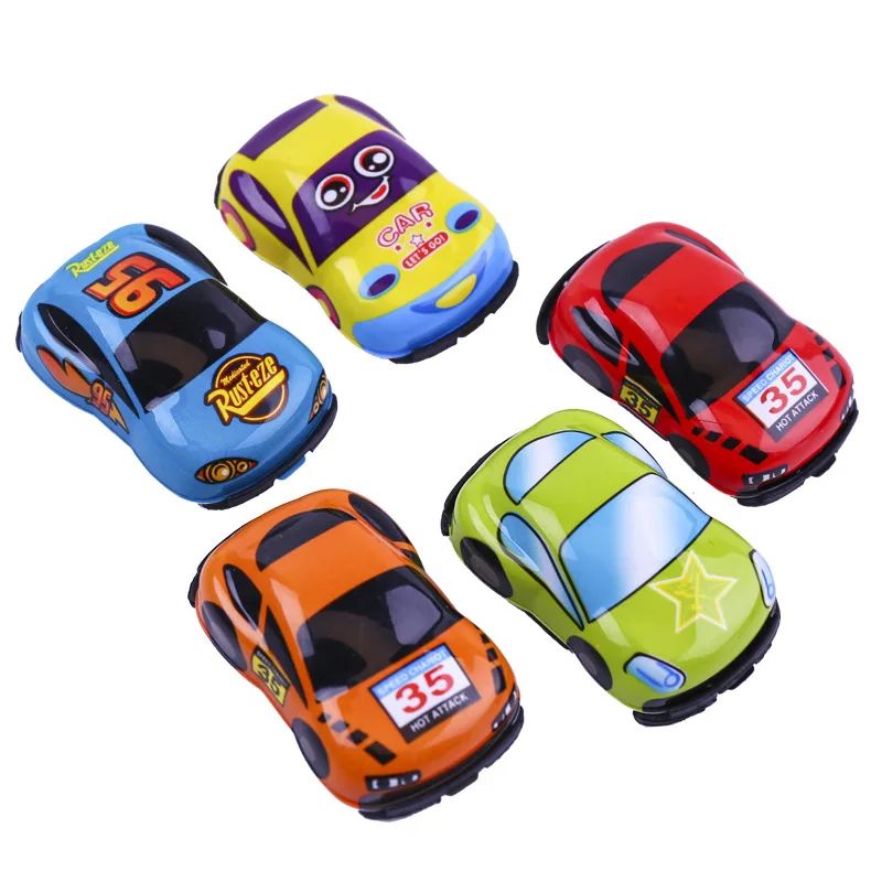 20pcs/lot Cartoon Toys Cute Plastic Pull Back Cars Plane Toy - 图1