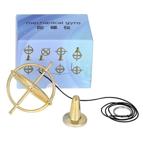 Metal Self-balancing Finger Gyroscope Toy Anti-gravity Color - 图2