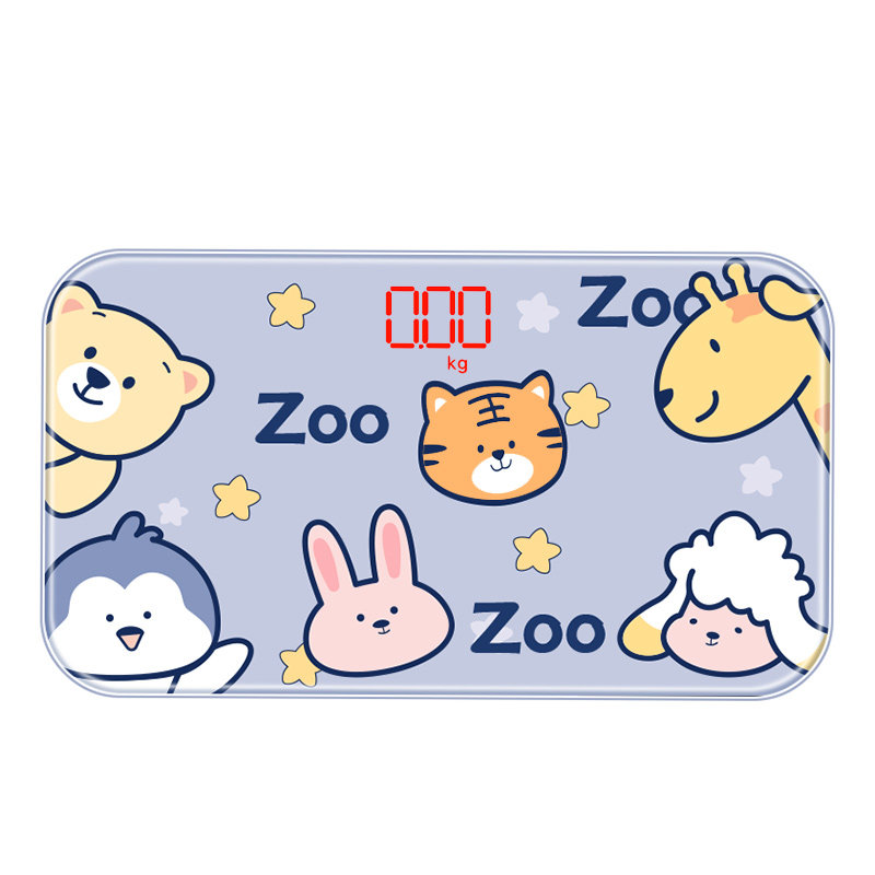 迷你体重秤家用小型人体称重电子秤精准便携式女生宿舍小巧充电款