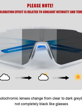 Outdoor Photochromic Polarized Sunglasses for Men Women Spor