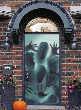 New Horror Glass Window Stickers Halloween Stickers Decor Ho