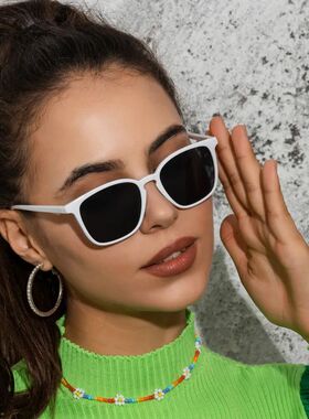 Fashion Vintage Square Sunglasses for Women Designer Luxury