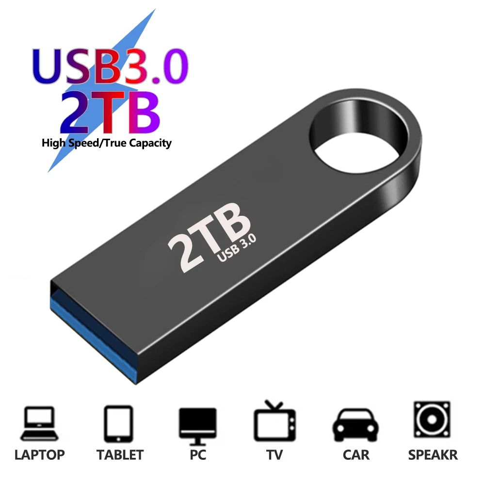 Super Usb 3.0 2TB Metal Pen Drive 1TB Cle Usb Flash Drives 5 - 图2