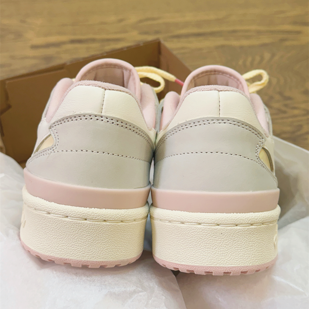 阿迪达斯三叶草FORUM LOW CL男女情人节休闲篮球低帮板鞋 JR8032 - 图2