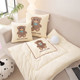 Two-in-one thickened folding car pillow and quilt