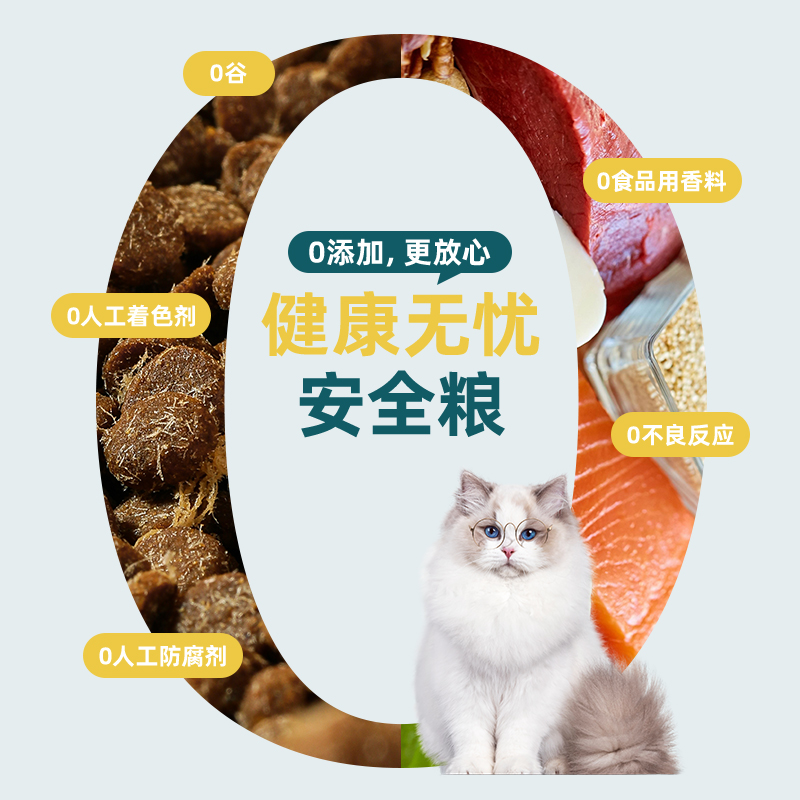 馋乐比猫粮节日礼盒囤货礼包成猫幼猫鲜肉高蛋白营养猫粮试吃300g - 图2