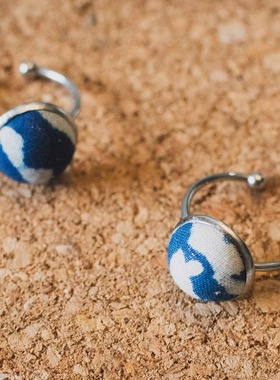 手工植物染文创清新文艺戒指女生