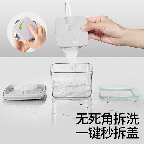 安扣密封罐食品级防潮密封储物罐按压密封盒厨房干货收纳盒收纳罐 - 图2