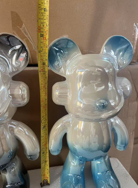 30只混搭批发暴力渐变音乐熊30cm存钱罐套圈庙会摆摊夜市清仓总瓷