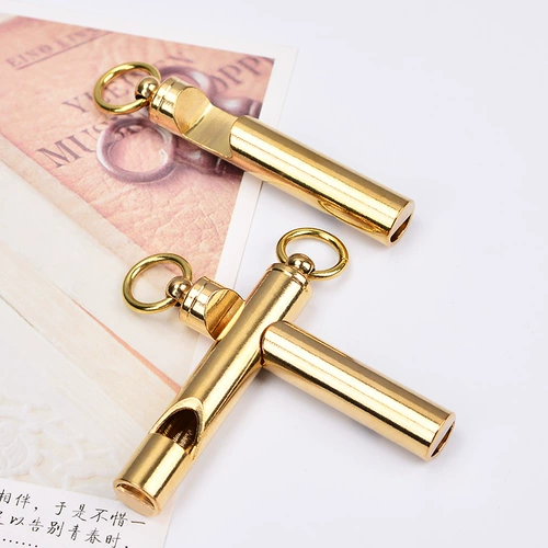 Латунная открывашка, свисток, отвертка, дорожный брелок, золотая подвеска