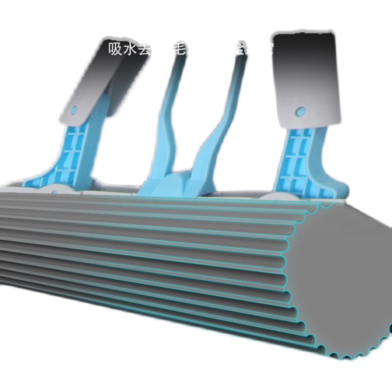 美之然海绵对折拖把家用吸水拖把免手洗一拖净胶棉替换头拖地神器-图3