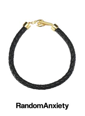 随机焦虑RA字母A鱼钩手链