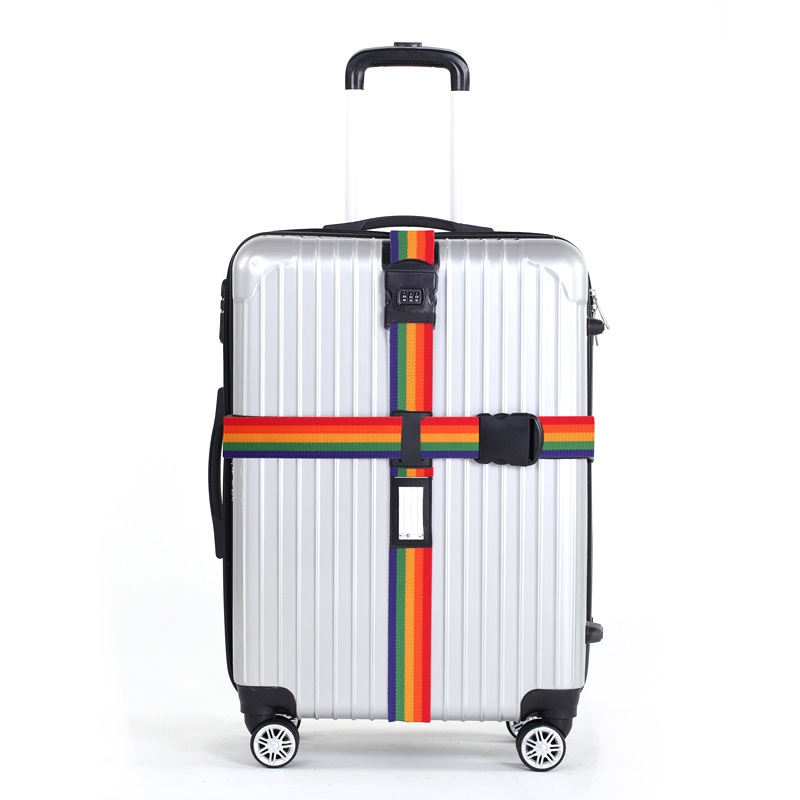 2022 Trunk binding belt Travel suitcase Luggage strap cross-图3