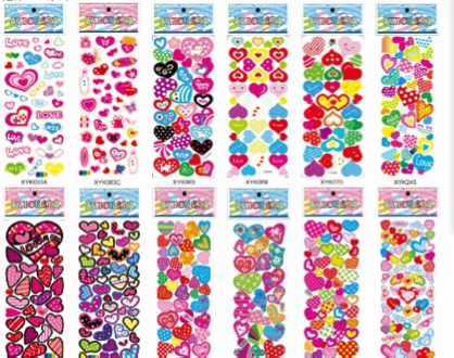 3D Stickers for Kids Toddlers 20/8 Different Sheets 3D Puffy - 图1