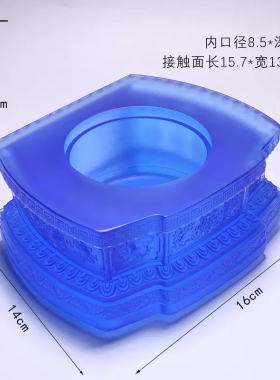 琉璃底座药师佛像发光底座佛堂礼佛客厅居家供奉桌面装饰摆件底座