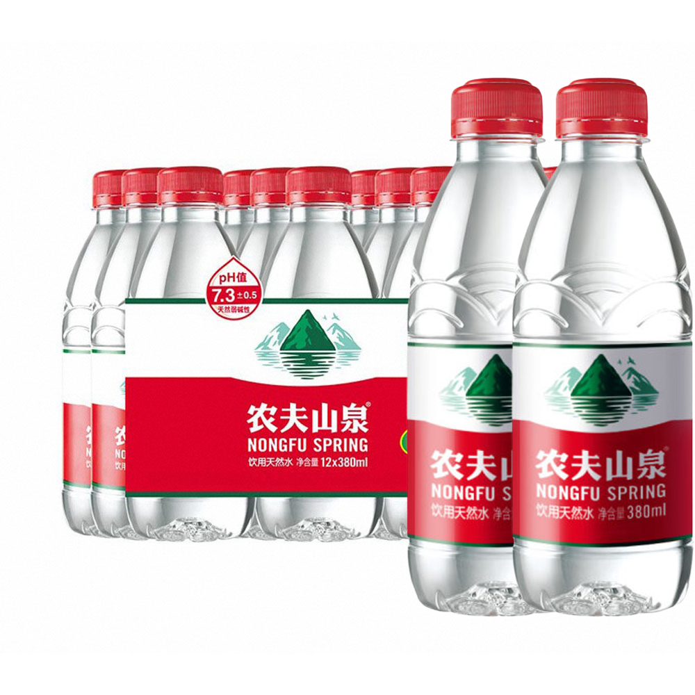 农夫山泉饮用天然水380ml*12瓶550ml24瓶整箱包邮小瓶装非矿泉水 - 图2