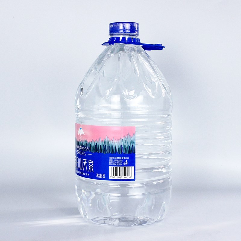 长白山天泉天然矿泉水5L*4桶整箱包邮偏硅酸长白山大桶装水饮用水