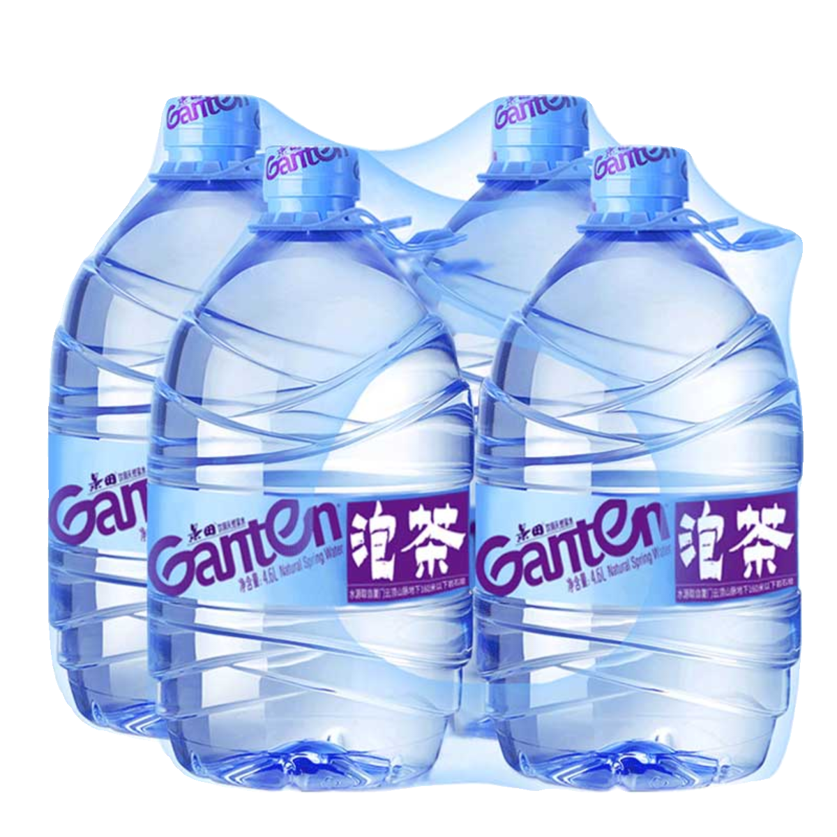 百亿补贴景田饮用天然泉水4.6L*4瓶整箱包邮大桶装非矿泉水泡茶水-图2