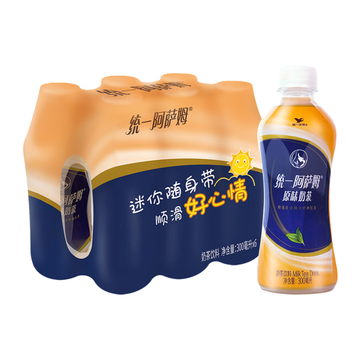 统一阿萨姆原味奶茶300ml*6瓶/24瓶饮料迷你小瓶装奶茶饮料特批价 - 图3