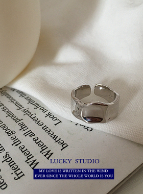 小众设计感开口戒指男女可带