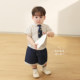 Little O Dad Baby Boy Baby Boy Short Sleeve Suit 2026 New Summer One-year-old Shirt Baby Handsome Spring Clothing