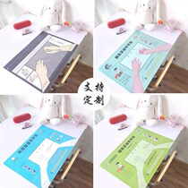 Positive Posture Control Pen Pad Health Writing Pad Desk Mat Normative Posture Spacer Hard Pen Calligraphy Grip Pen positive gesture