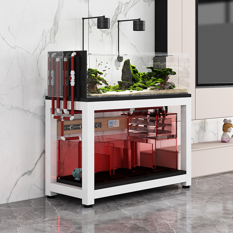可定制双层鱼缸架底座客厅多层超强承重鱼缸桌铁艺落地置物架子,淘宝优惠券,粉丝福利购,淘宝优惠卷