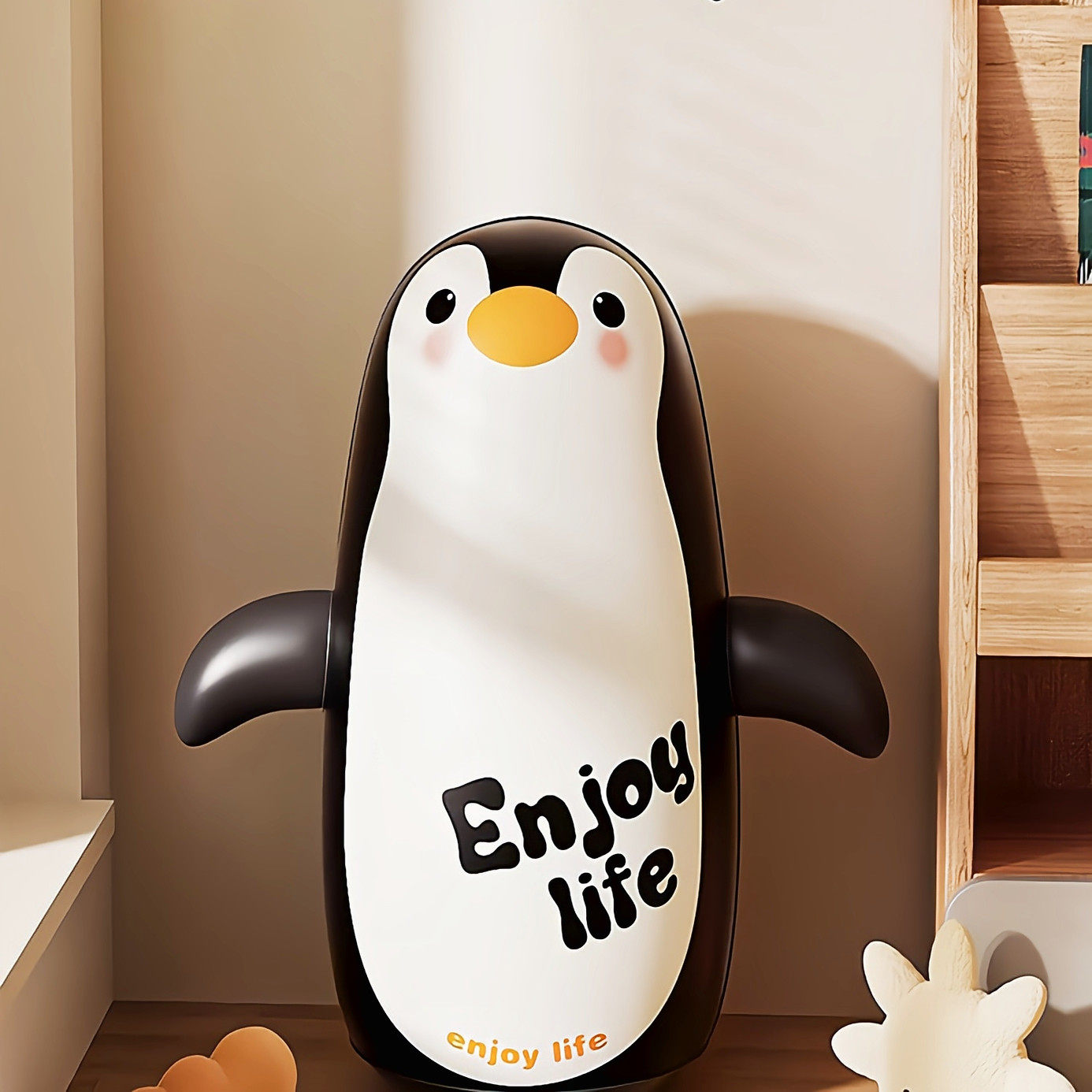 充气企鹅不倒翁大号宝宝消耗体力抬头训练婴儿玩具益智早教男女孩,淘宝优惠券,粉丝福利购,淘宝优惠卷