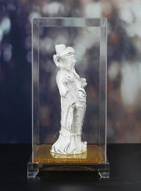 厂家直销银制品摆件财神 财源广进公司开业周年庆典商务礼品