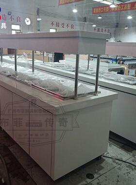 厂家设计定制布菲台食物保温餐台酒店餐台温馨保温发光出口商用