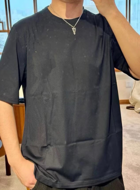 战马马头银色项链潮男配饰嘻哈秋冬吊坠毛衣链时尚个性天然牛角圈