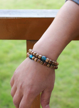 男女手链手串陈籽星月菩提老型珠