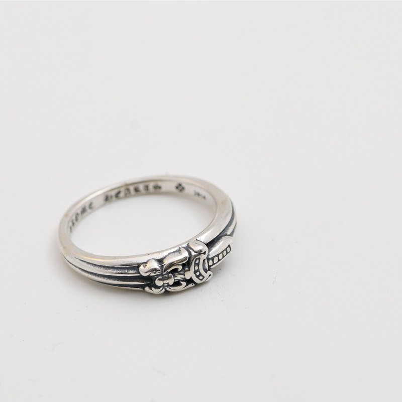 Jinxin S925 Silver Holy Sword Ring Tail Ring Hip-Hop Punk Trend Couple Men's and Women's Rings Accessories