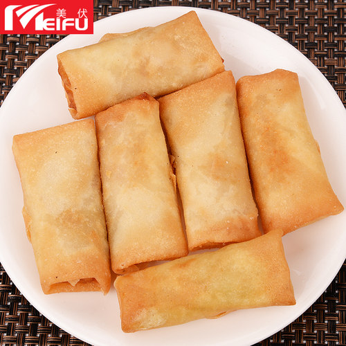 思念清爽全素春卷204g/12个速冻半成品油炸小吃 速食早餐面食 - 图2