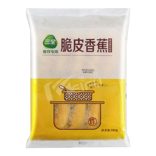 三全脆皮香蕉300g油炸小吃糕点面点粥铺食材冷冻早餐酒店食品 - 图3