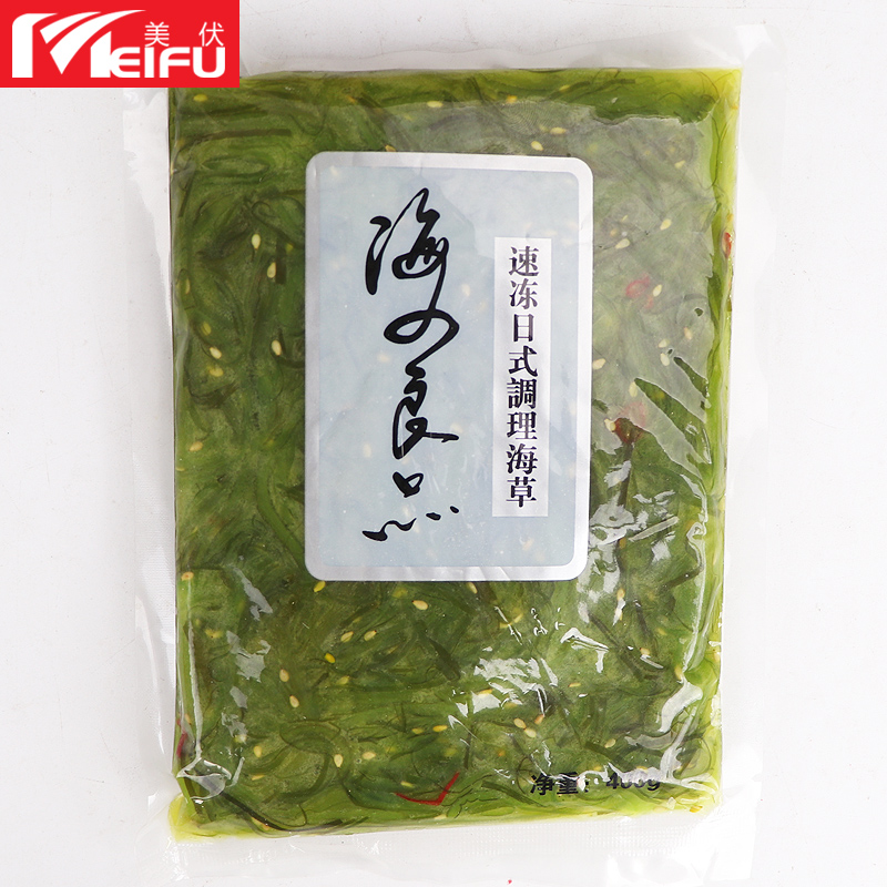 海之良品裙带菜梗丝速冻日式寿司调料理海带丝即食凉拌菜400g/袋-图3