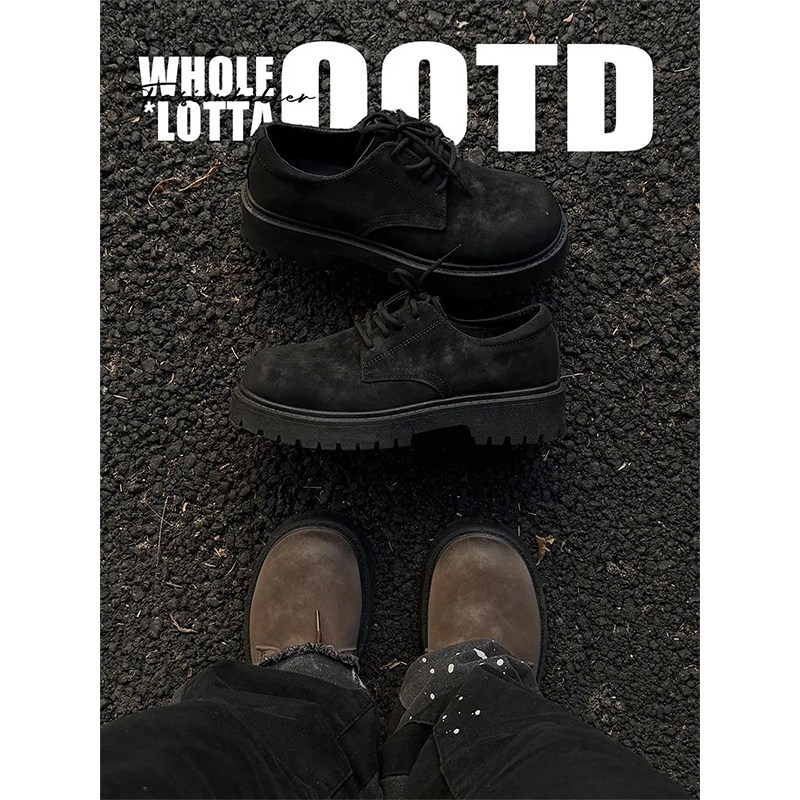 NewRockstarChoppa 英伦增高大头德比鞋男款秋冬复古百搭休闲皮鞋,淘宝优惠券,粉丝福利购,淘宝优惠卷