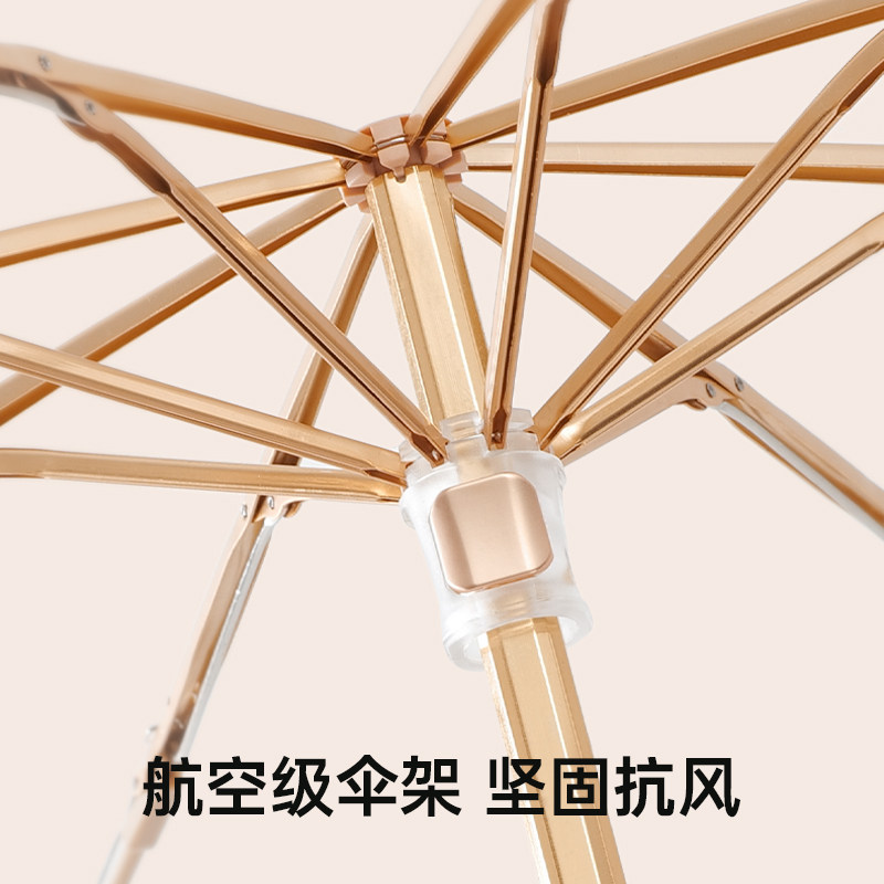 Cikatu西卡图新款星星超强防晒遮阳伞防紫外线女抗风雨伞结实耐用