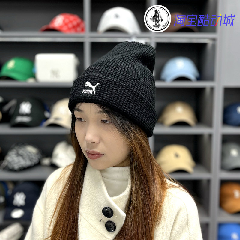 Puma/彪马国内专柜经典毛线帽Logo刺绣男女多色保暖针织帽022848,淘宝优惠券,粉丝福利购,淘宝优惠卷