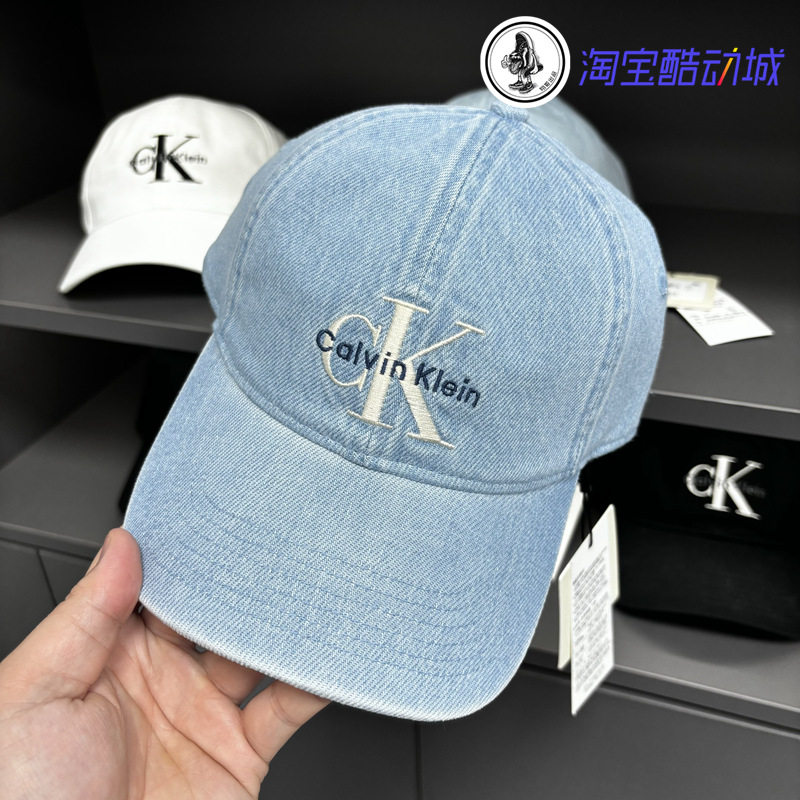 Calvin Klein/CK Jeans经典款棒球帽刺绣男女运动休闲帽405040G