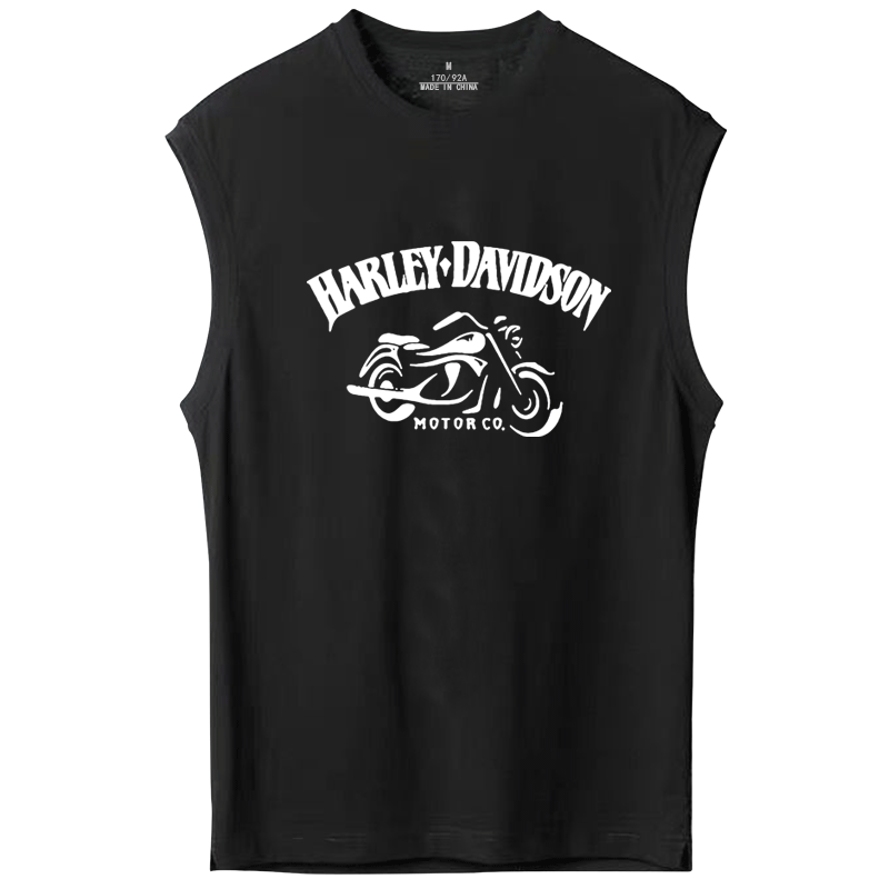 哈雷摩托车重机车爱好者文化背心 京翰服饰T恤