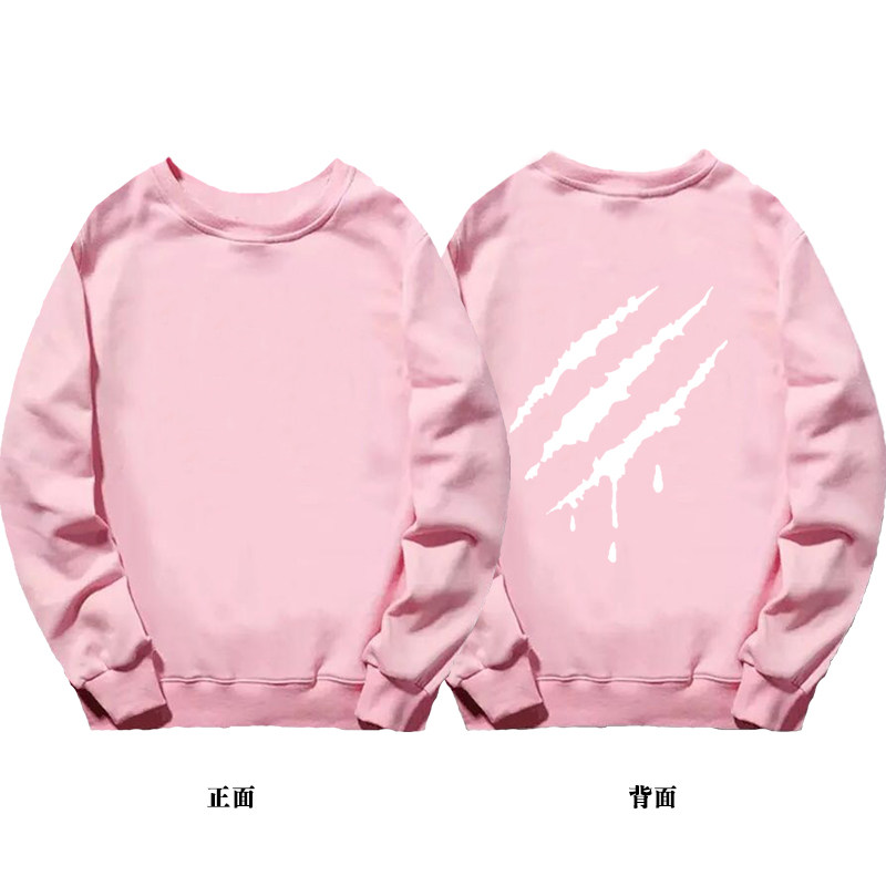 欧美潮牌抓痕爪痕宽松套头国潮上衣 京翰服饰卫衣