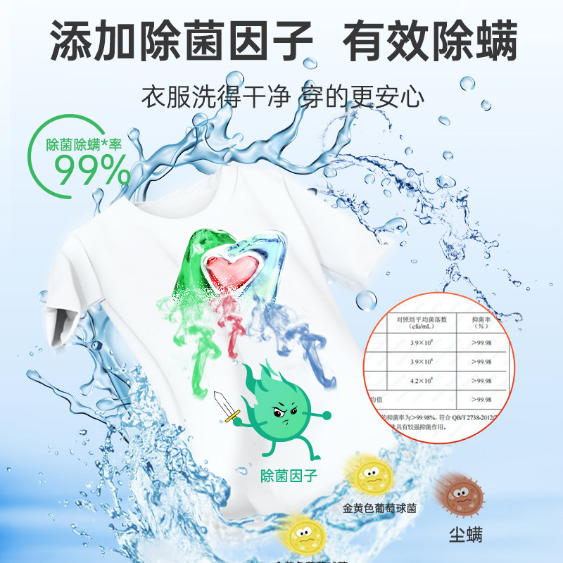 漫花洗衣凝珠留香珠3合1洗衣球香味持久留香除菌除螨抑菌洗衣液,淘宝优惠券,粉丝福利购,淘宝优惠卷
