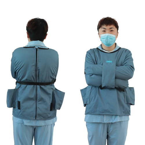 雨其琳精神狂躁病人多功能约束衣床上固定衣服痴呆老人拘束衣帆布 - 图0