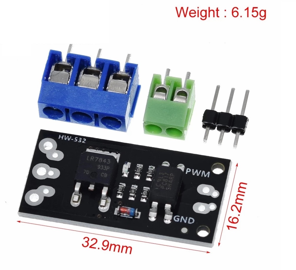 场效应管模块 隔离MOSFET MOS管  FR120N LR7843 D4184替代继电器 - 图3