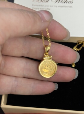 925纯银镀金吊坠边框凤凰2克专用传统边框镶嵌佩戴送礼